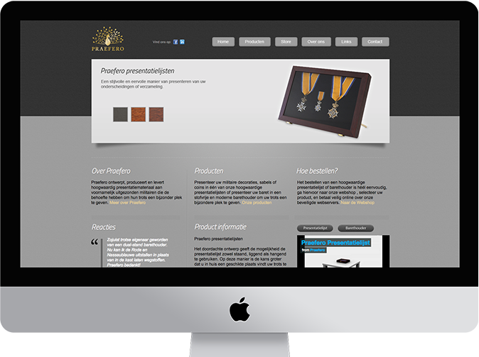 Webdesign Praefero Nijmegen